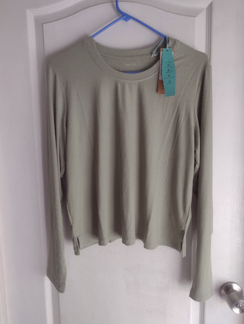 New Free Fly Ribbed Bamboo Long Sleeve